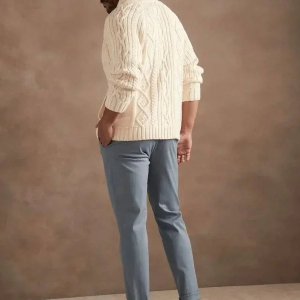 NWOT Banana Republic Tapered Rapid Movement Chino Washed Denim